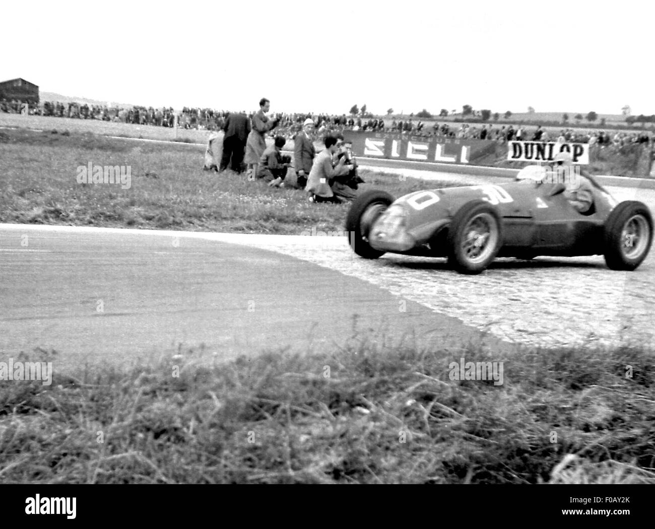 WIMILLE ALFA ROMEO 158 THILLOIS French GP Reims 1948 Stock Photo