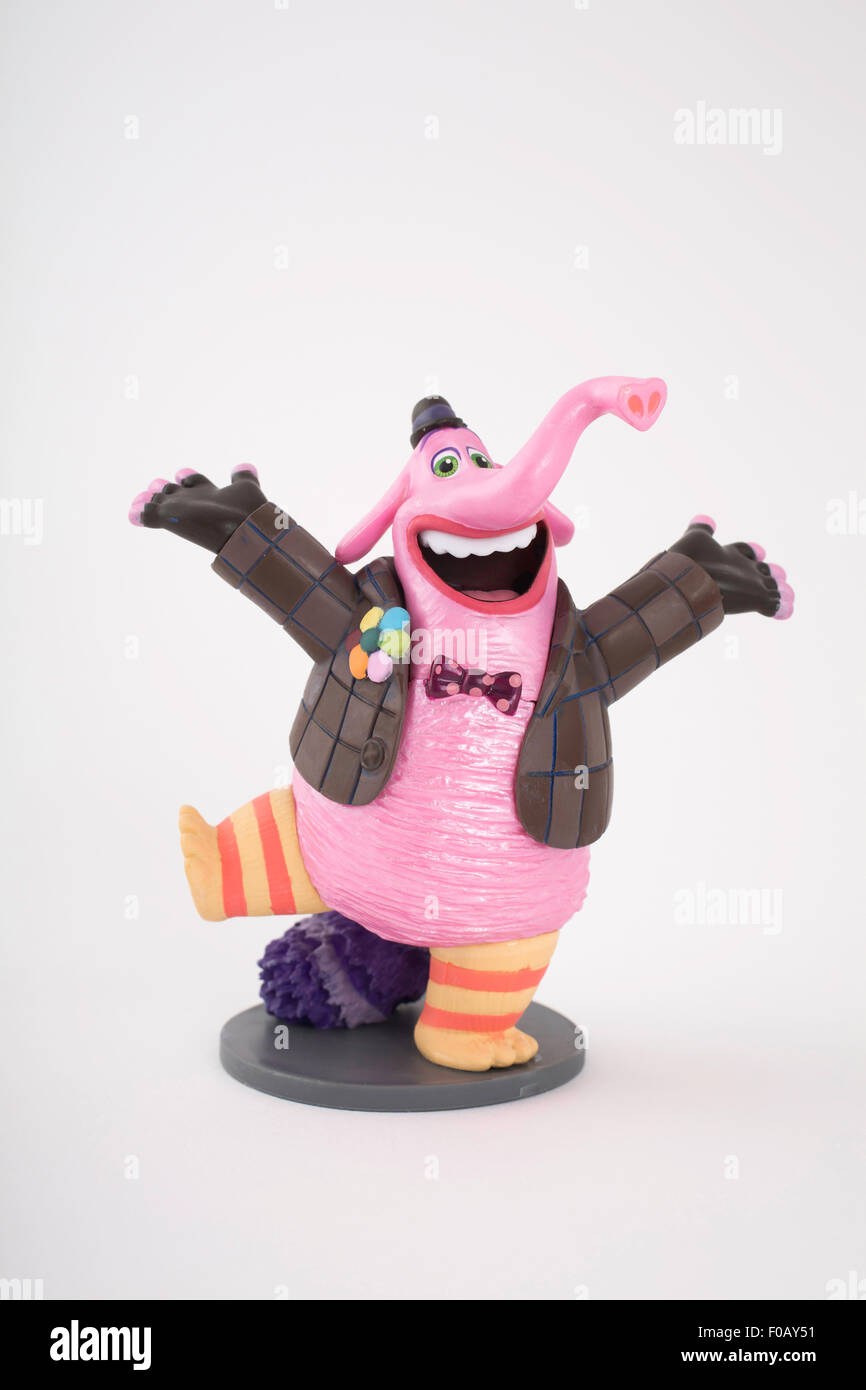 Inside out Disney Pixar Sadness Joy Fear Anger bing bong riley Stock Photo  - Alamy