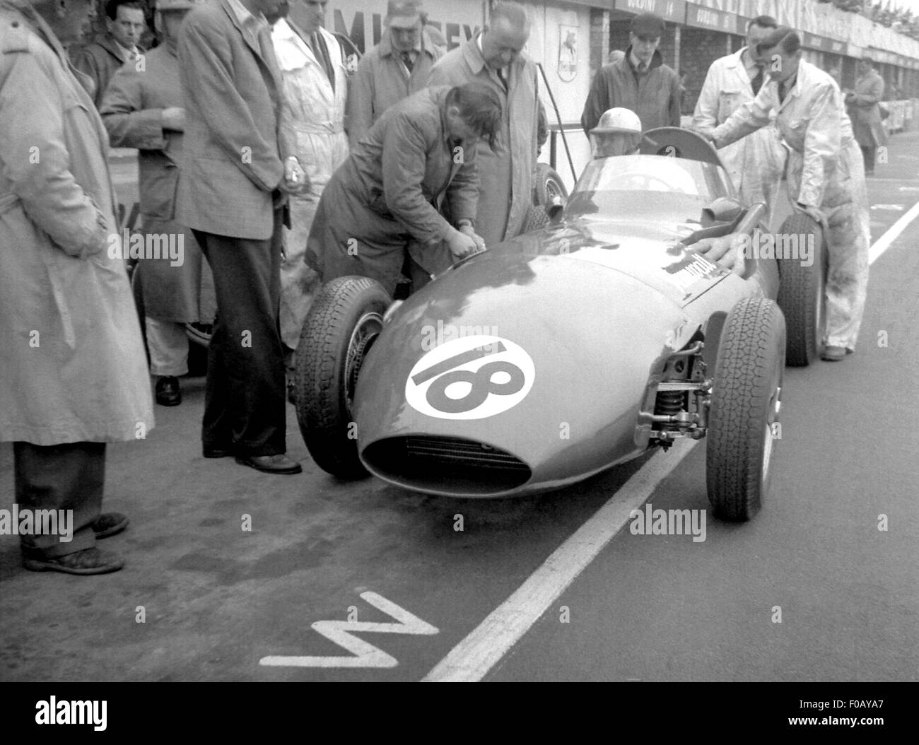 British GP in Silverstone 1956 Stock Photo
