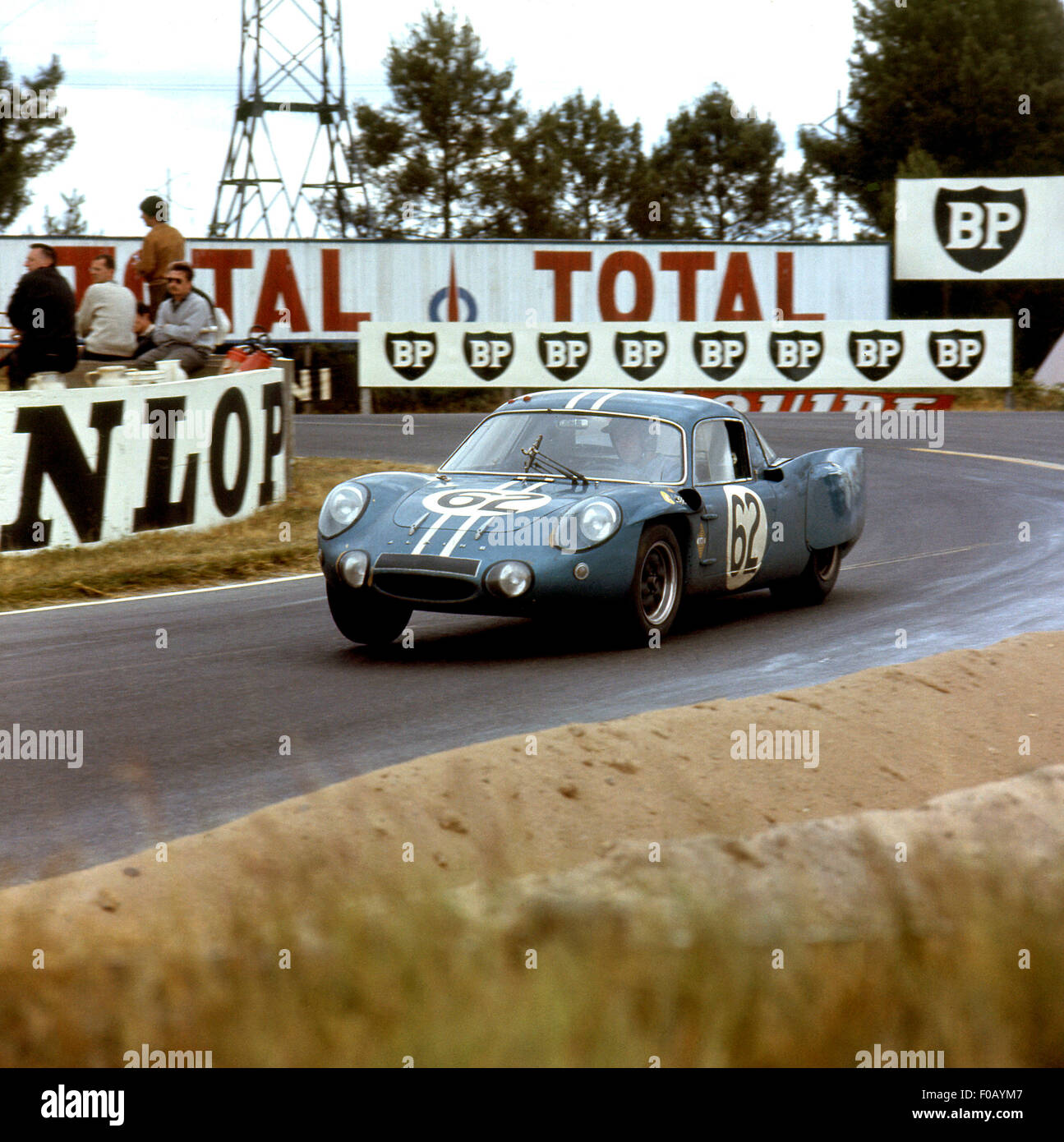 Le Mans 24 Hours 1966. No 62 Henri Grandsire,Leo Cella  in Alpine A210. Stock Photo