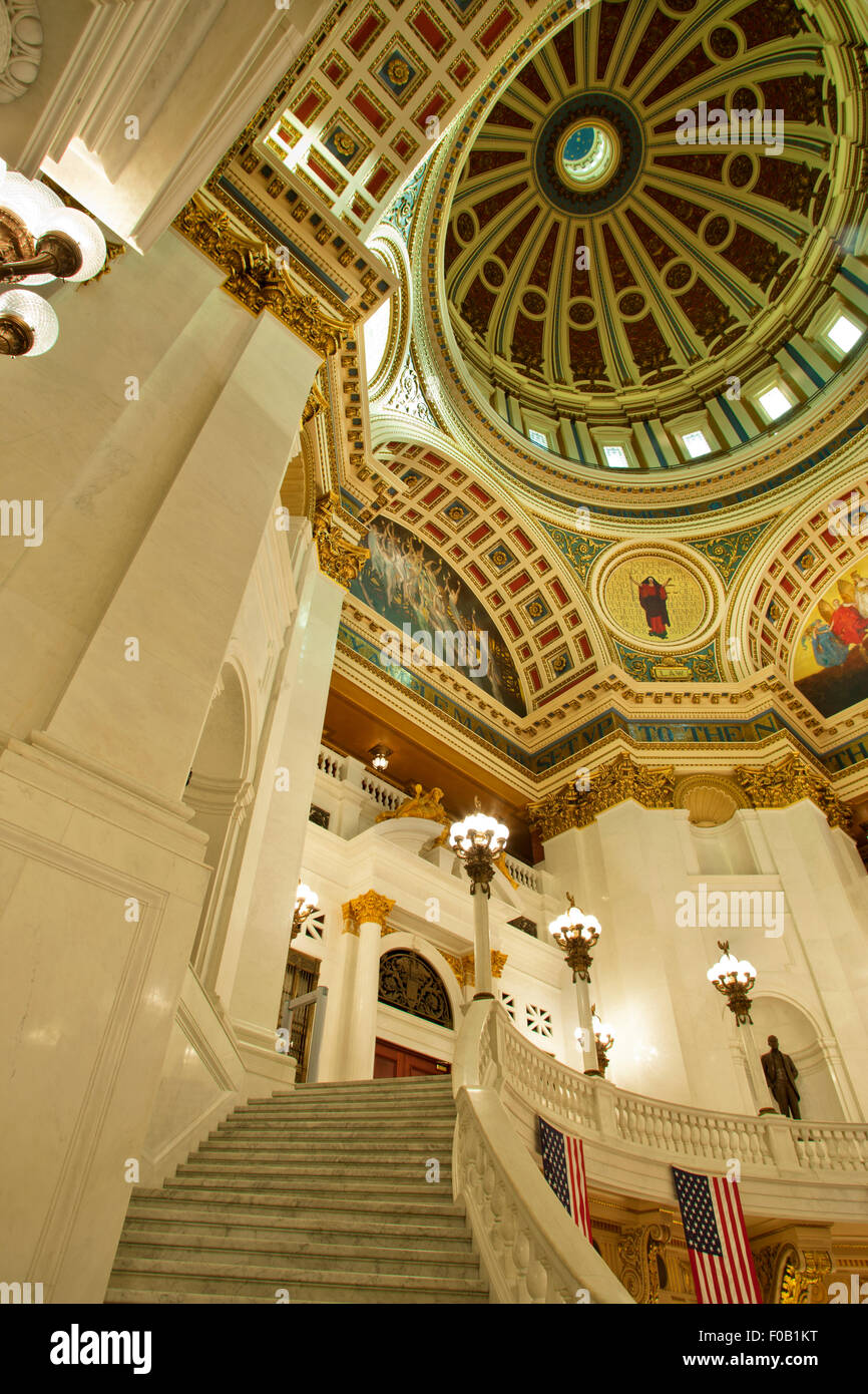 Inside state capitol building harrisburg hires stock photography and