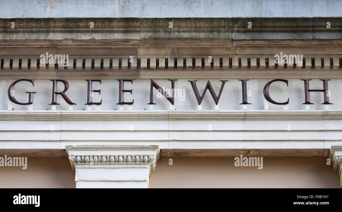 Greenwich in South London. Stock Photo