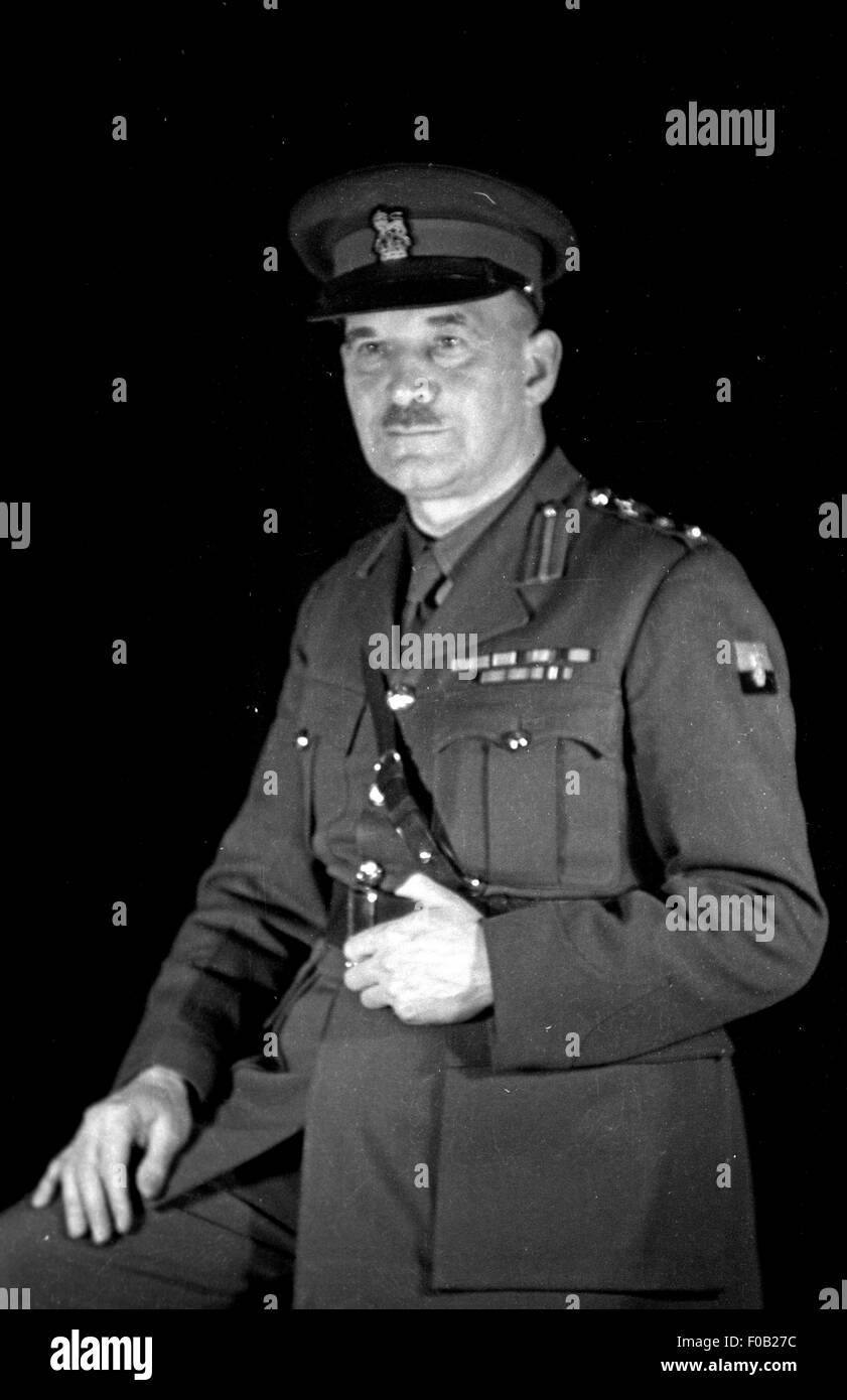 Portrait of a man in uniform Stock Photo