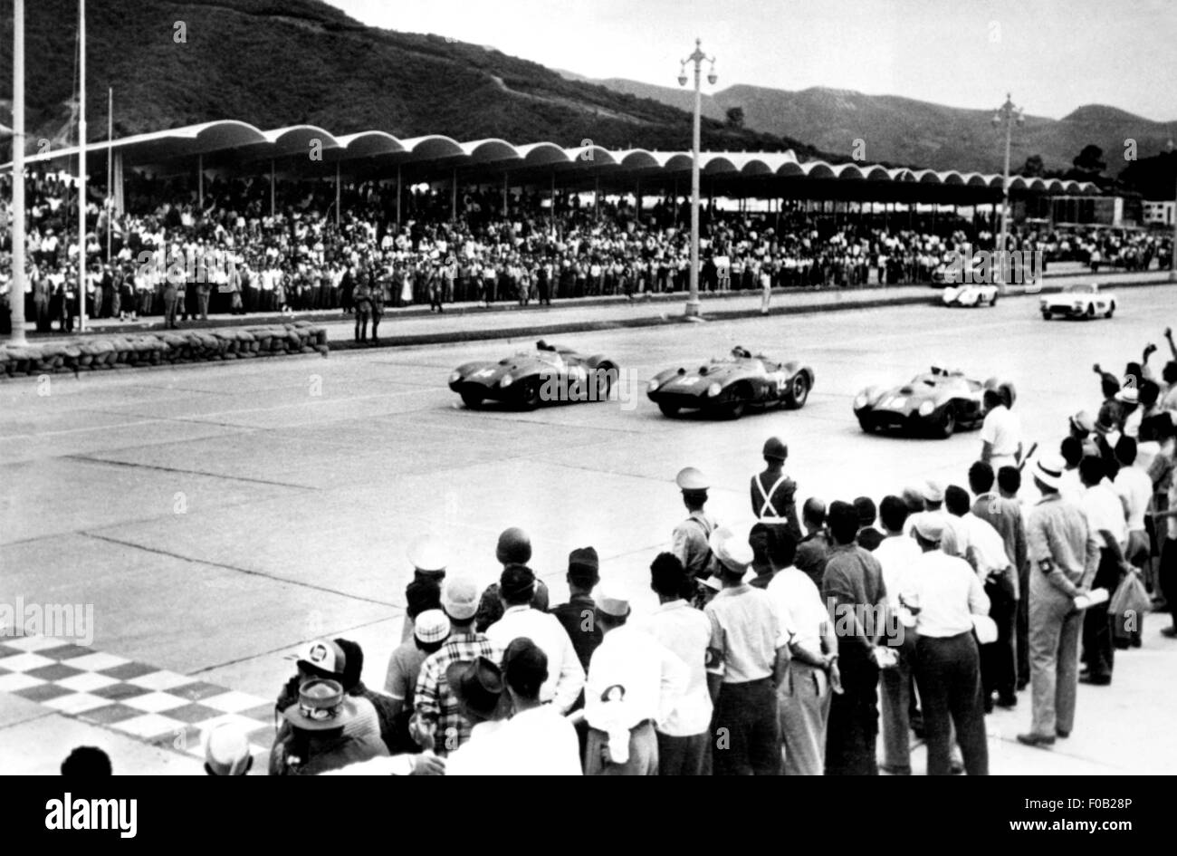 World Sportscar Championship in Caracas 1957 Stock Photo