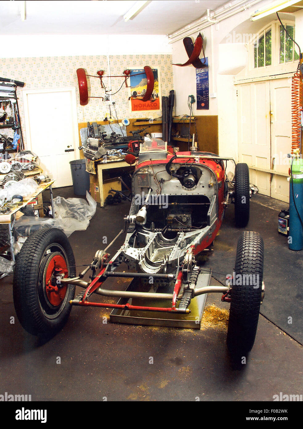 Bugatti Type 51 chassis Stock Photo