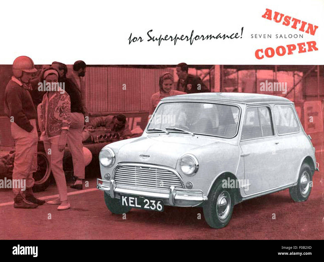 Mini Cooper Sales brochure Stock Photo - Alamy