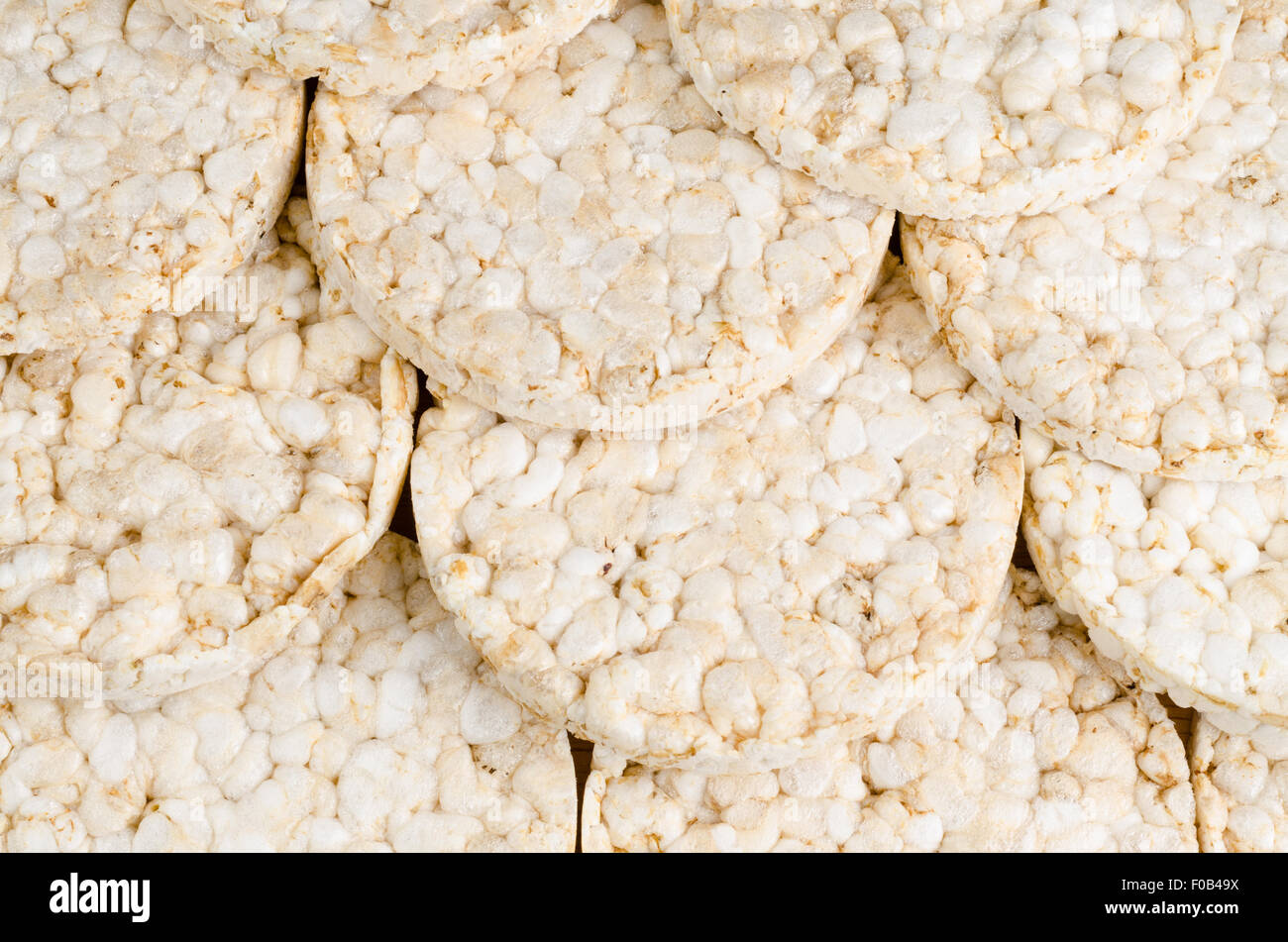 rice cake, puffed rice Stock Photo Alamy