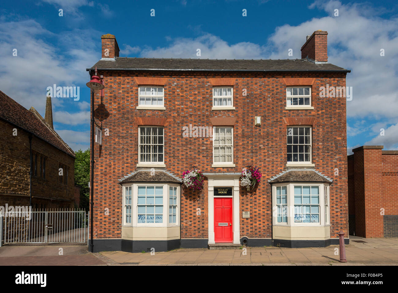 'Scully House' Georgian building, New Street, Daventry, Northamptonshire, England, United Kingdom Stock Photo