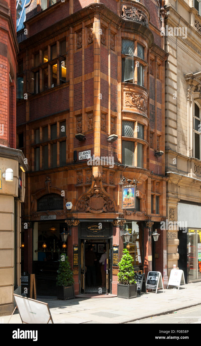 Mr Thomas’s Chop House, Cross Street, Manchester, England, UK Stock Photo