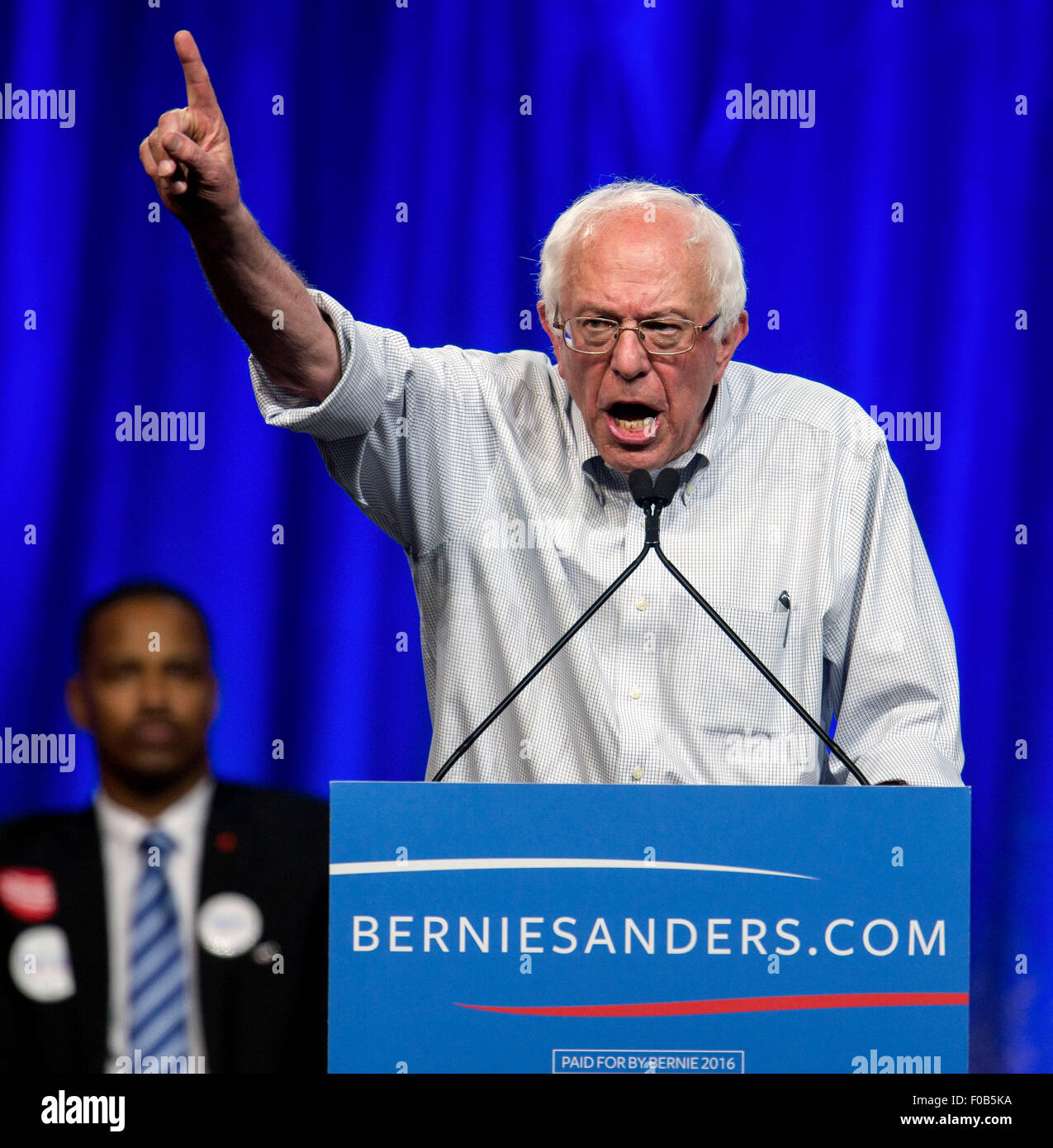 Los Angeles, California, USA. 10th Aug, 2015. Vermont Senator and ...