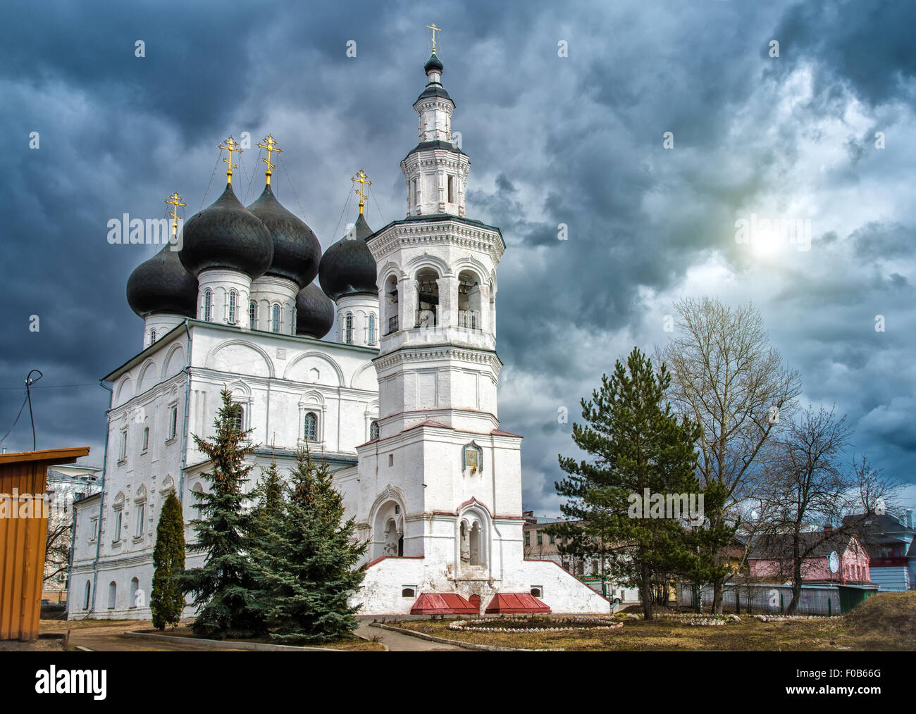 Church of St. Nicholas in the city of Vologda. Russia Stock Photo