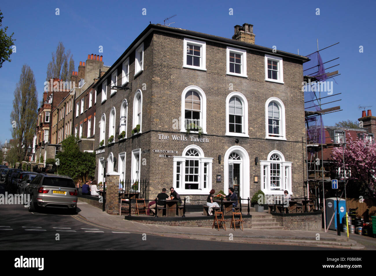 The Wells Tavern pub Well Walk Hampstead London Stock Photo Alamy