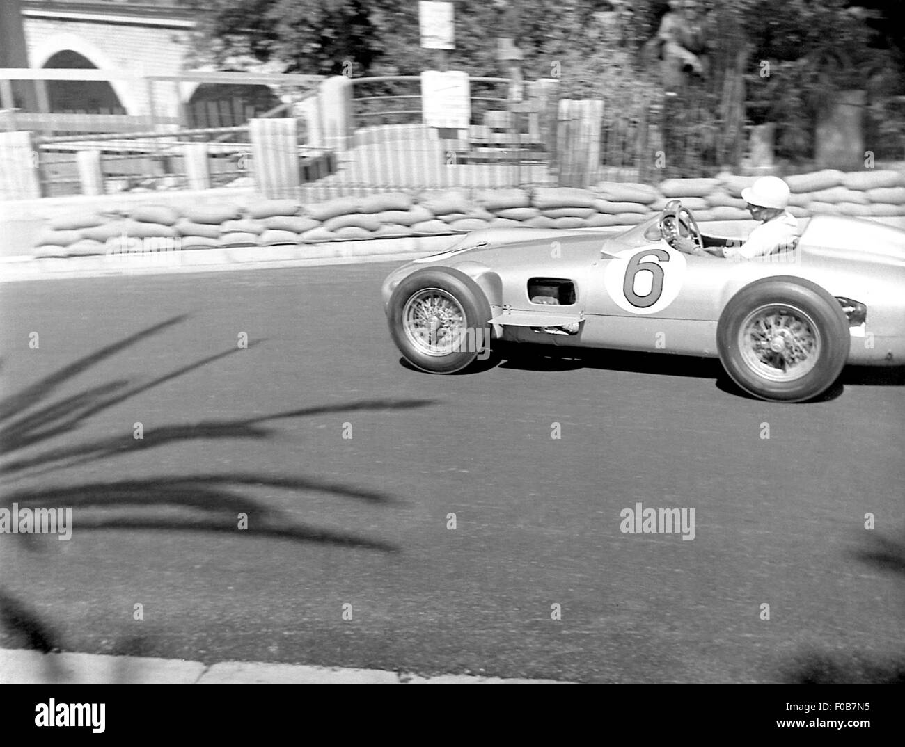 Monaco GP in Monte Carlo 1955 Stock Photo