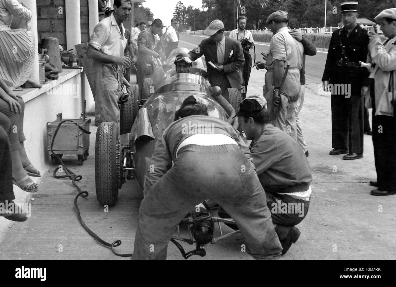 French GP in Rouen 1957 Stock Photo