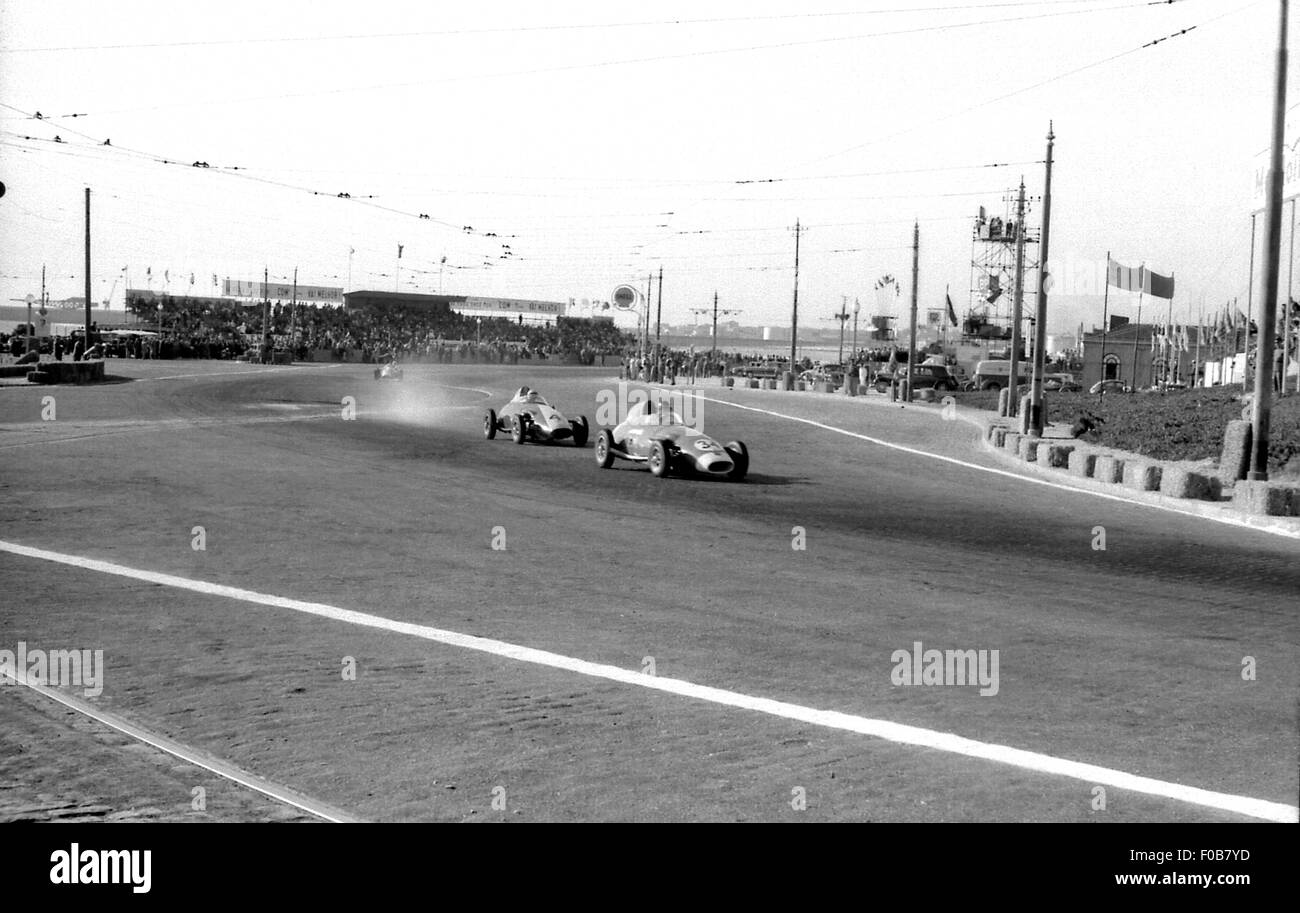 Formula Junior in Oporto 1958 Stock Photo