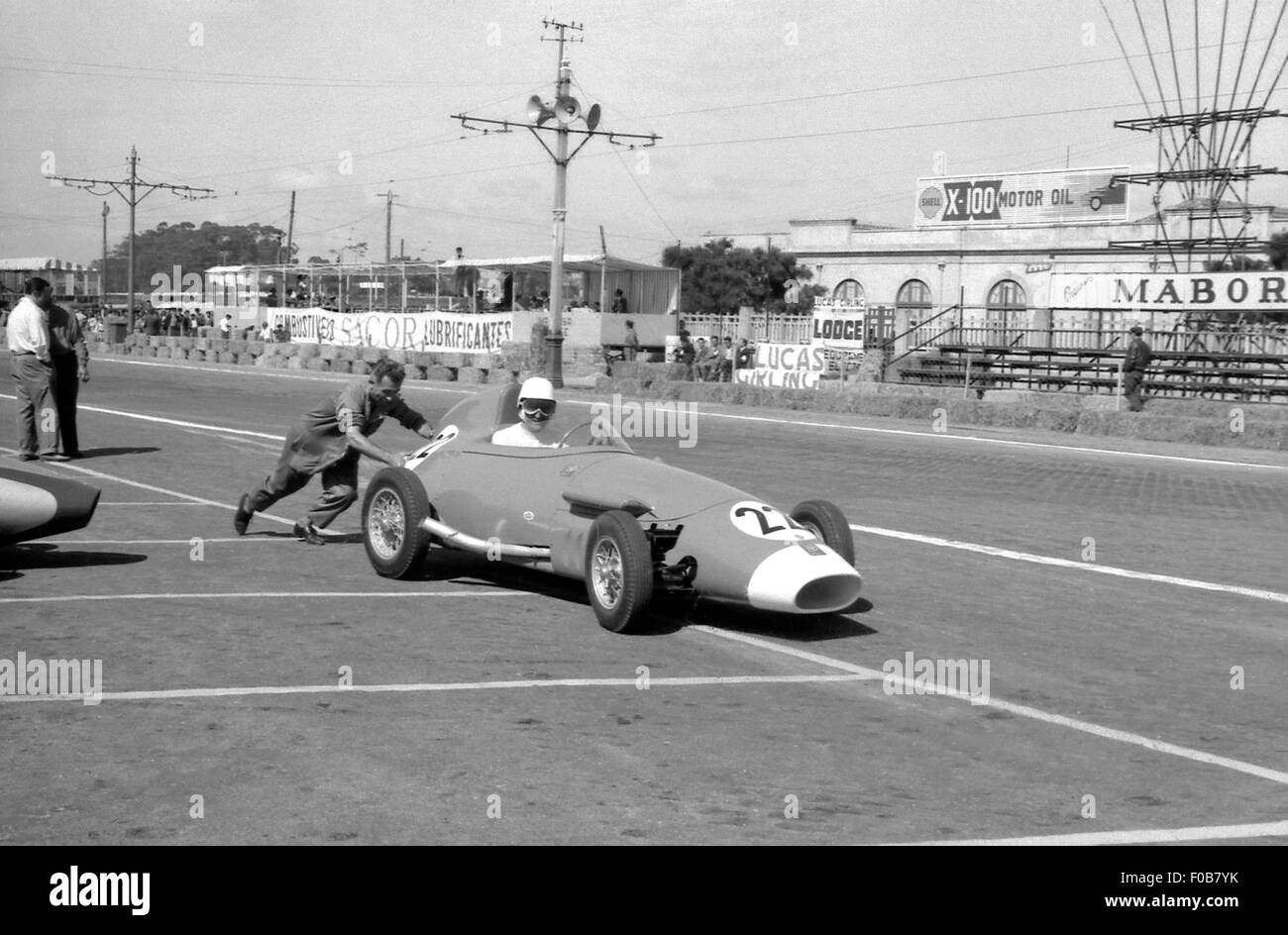 Formula Junior in Oporto 1958 Stock Photo