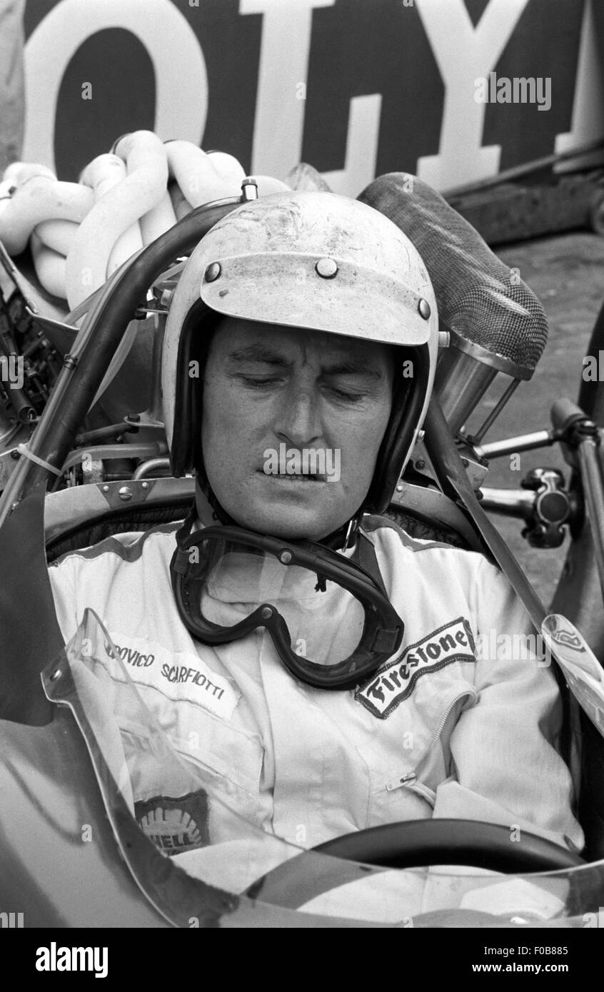 Ludovico Scarfiotti in his Ferrari Stock Photo Alamy
