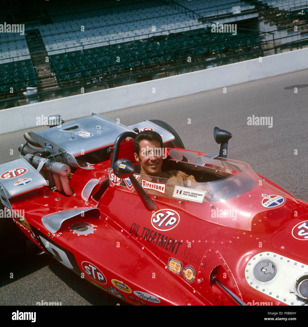 Mario Andretti Indianapolis 500 in 1969 Stock Photo