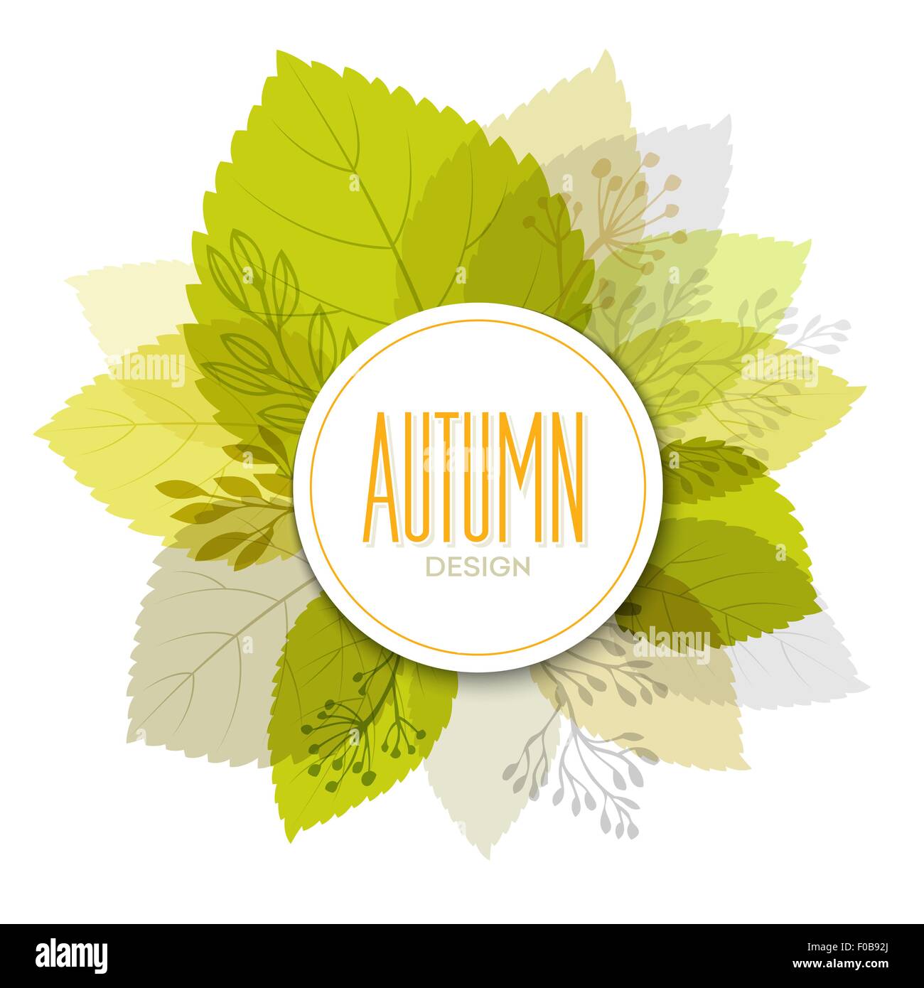 Autumn background with leaves Stock Vector Image & Art - Alamy