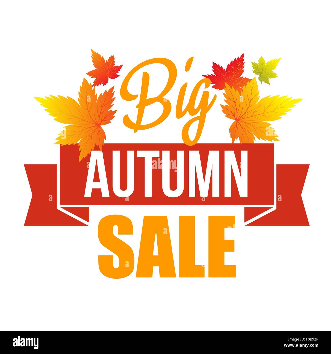 Autumn background with leaves Stock Vector Image & Art - Alamy