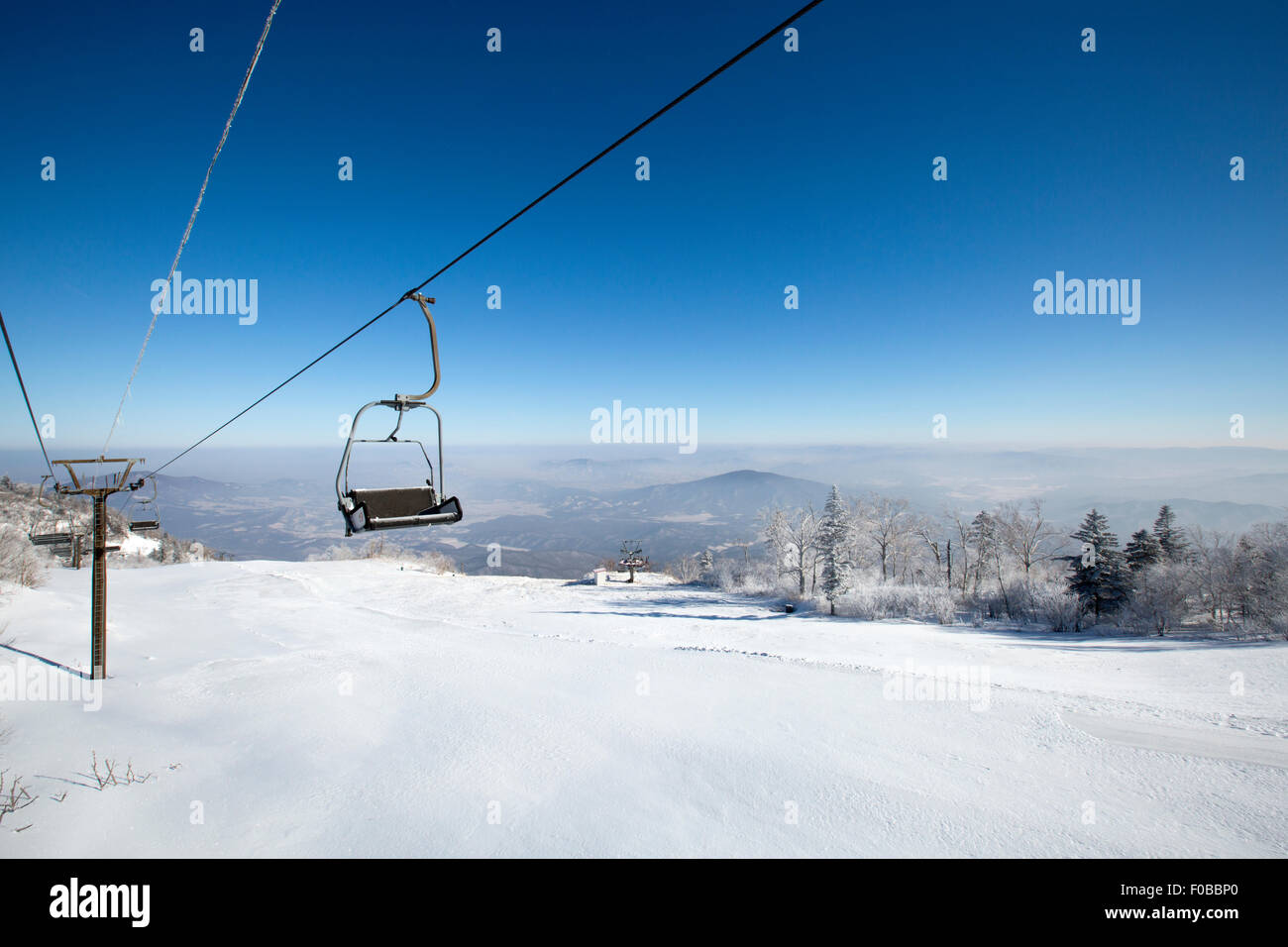 Ski resort, China Stock Photo