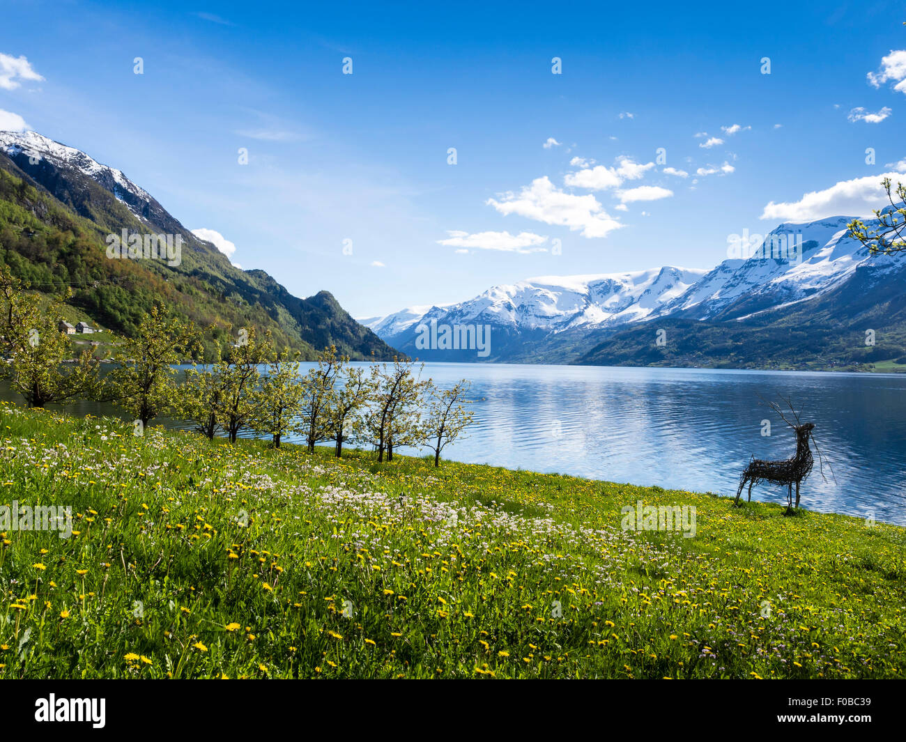 Fjords Spring Fjords spring norway snow hi-res stock photography and images - Alamy