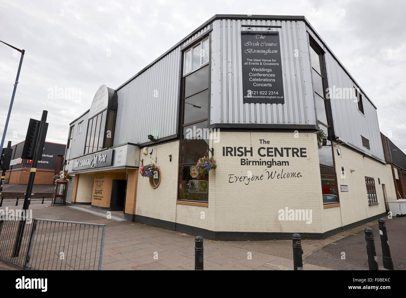 the connaught bar irish centre irish quarter Birmingham UK Stock Photo
