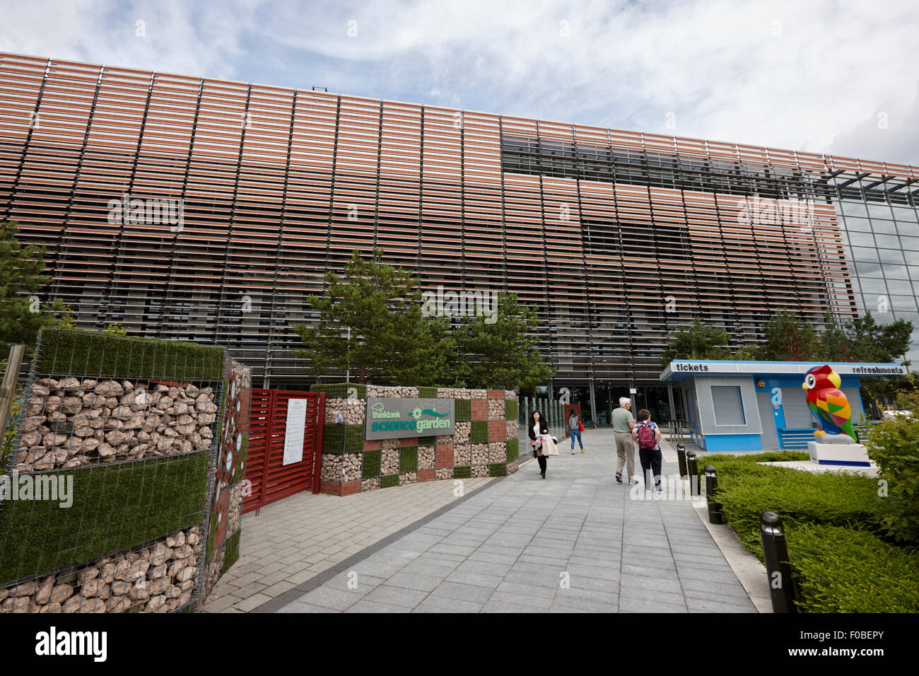 thinktank science garden and Birmingham science museum UK Stock Photo