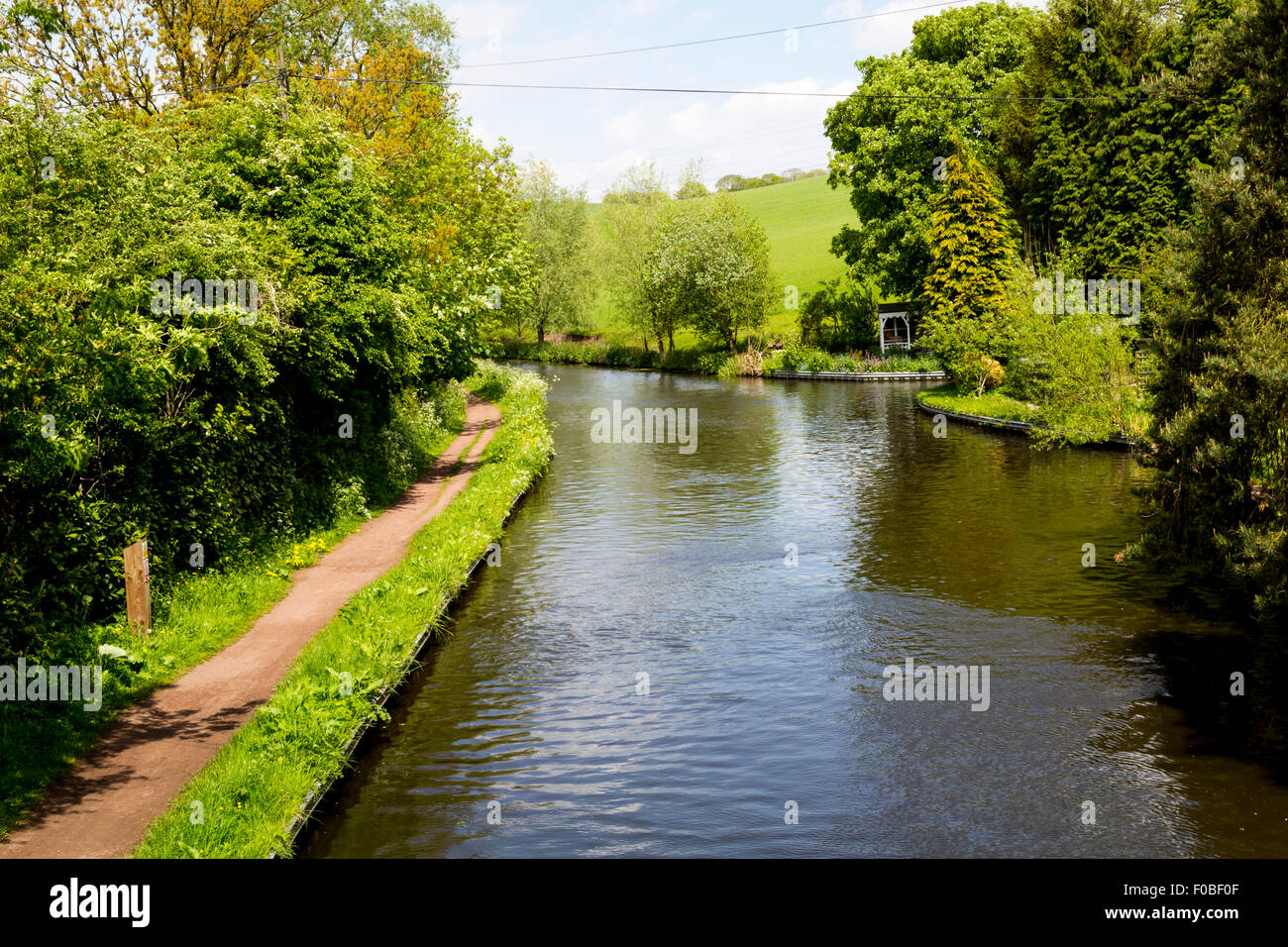 Staffordshire & Worcestershire Canal Stock Photo