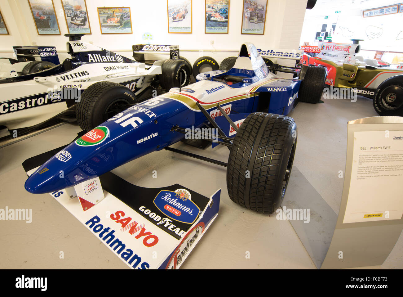1995 Williams FW17 driven by Damon Hill on display at the Museum of ...
