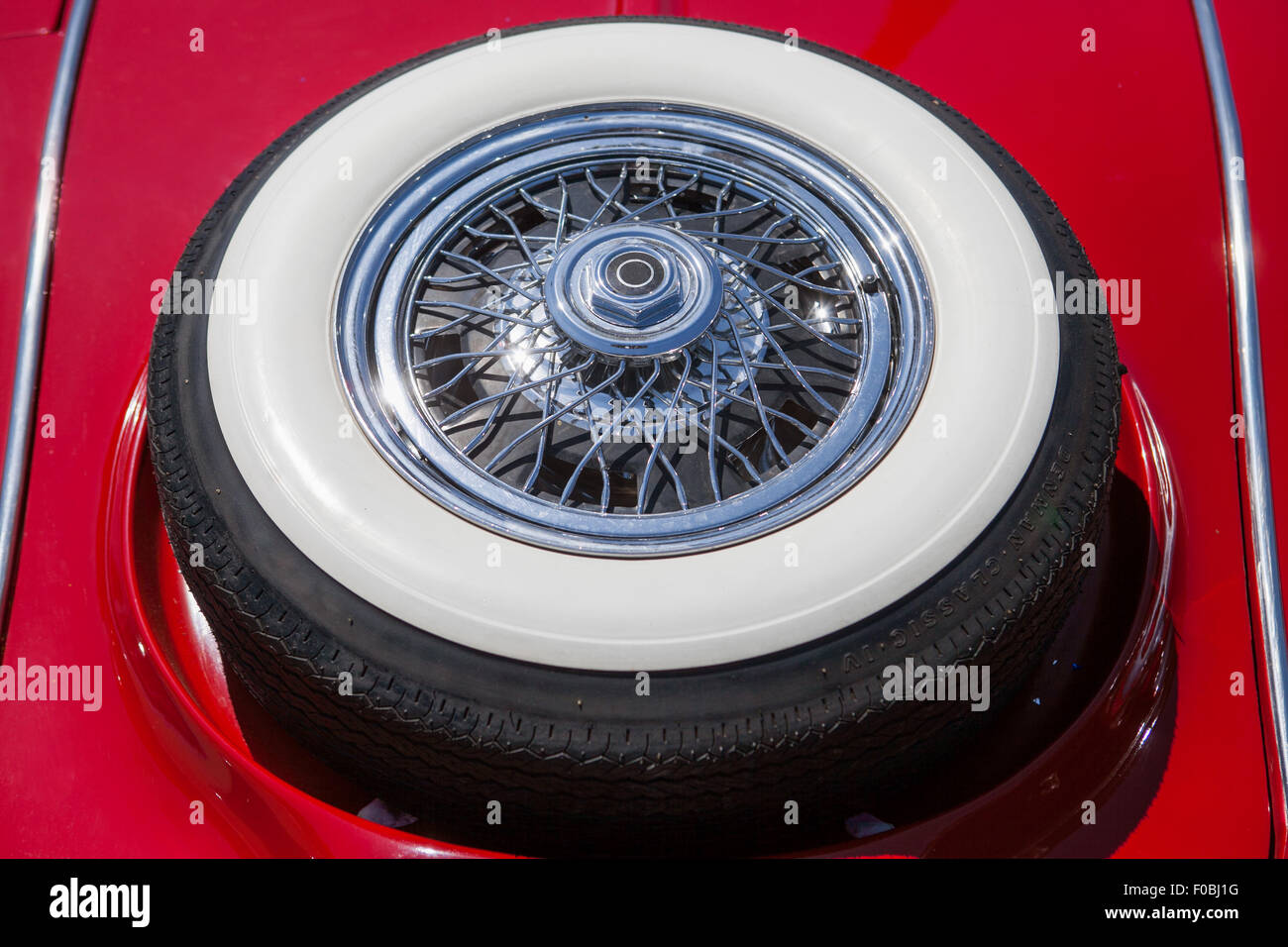 Classic car spare tire on hires stock photography and images Alamy