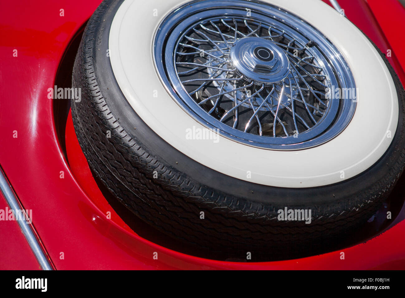 Classic car spare tire on hires stock photography and images Alamy