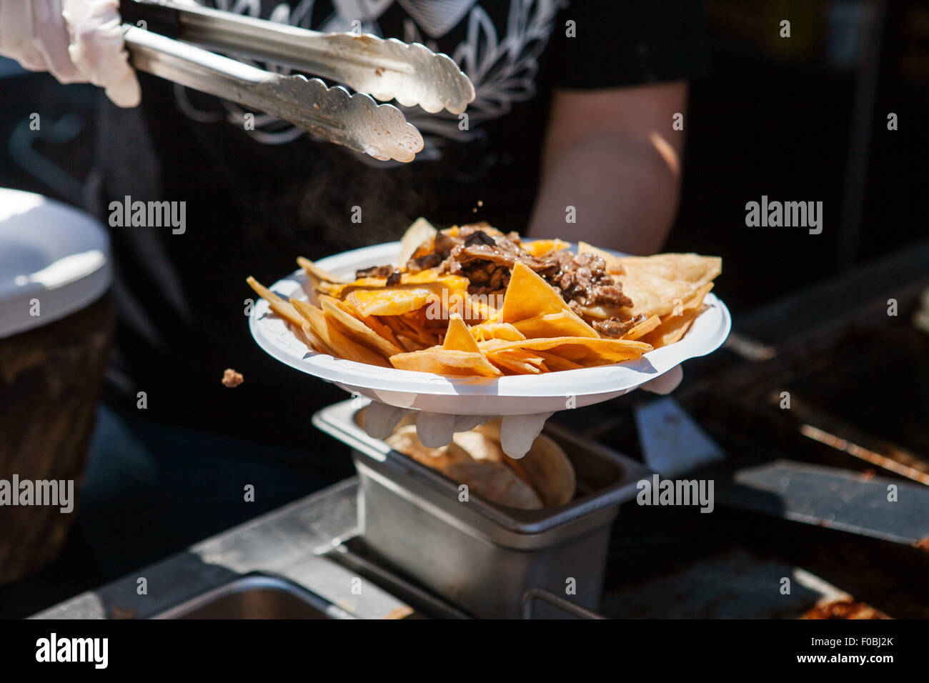 Delicious mexican street food. Stock Photo