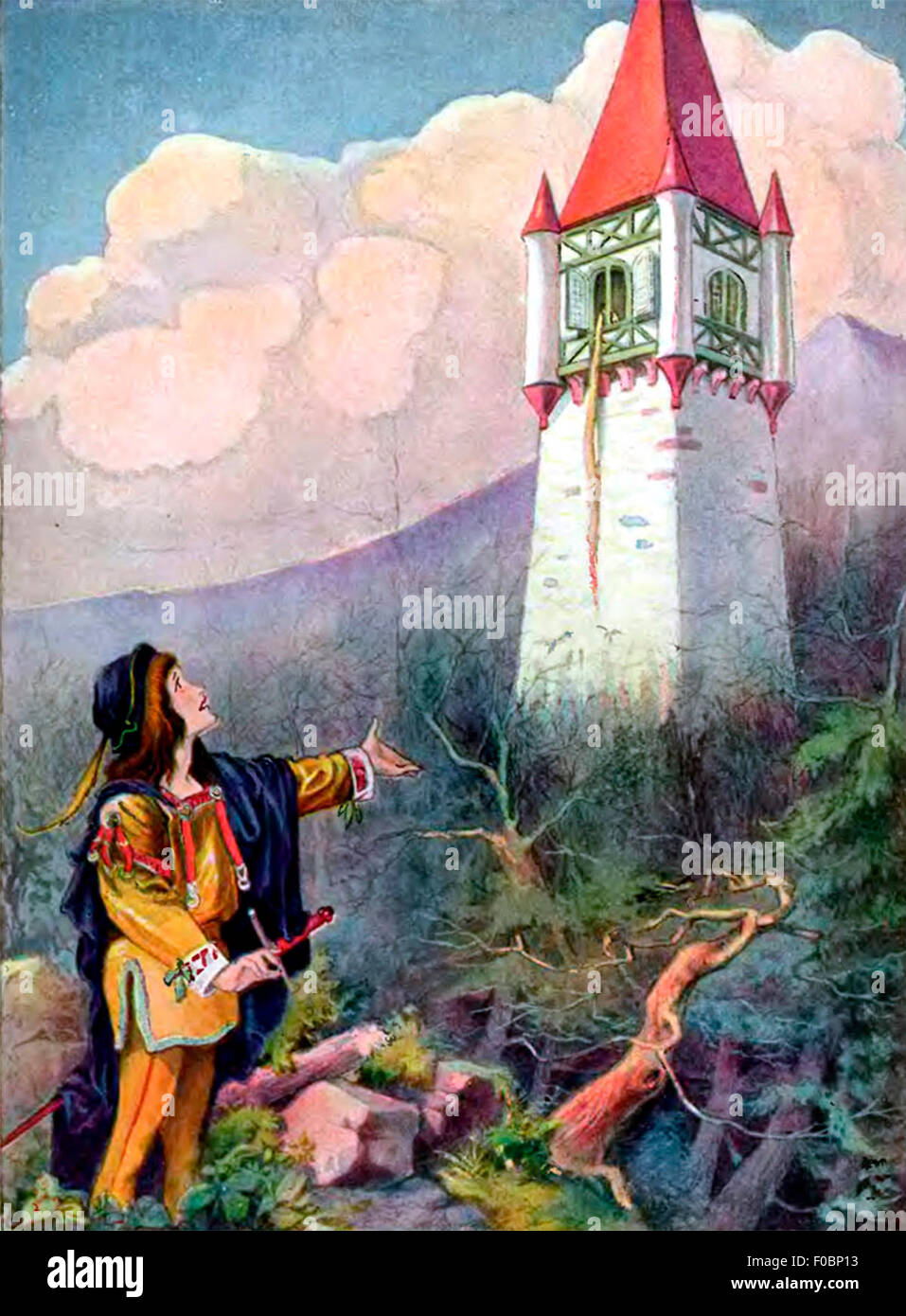 Rapunzel, Rapunzel, let down your golden hair Stock Photo - Alamy Rapunzel, Rapunzel, let down your golden hair Stock Photo - Alamy