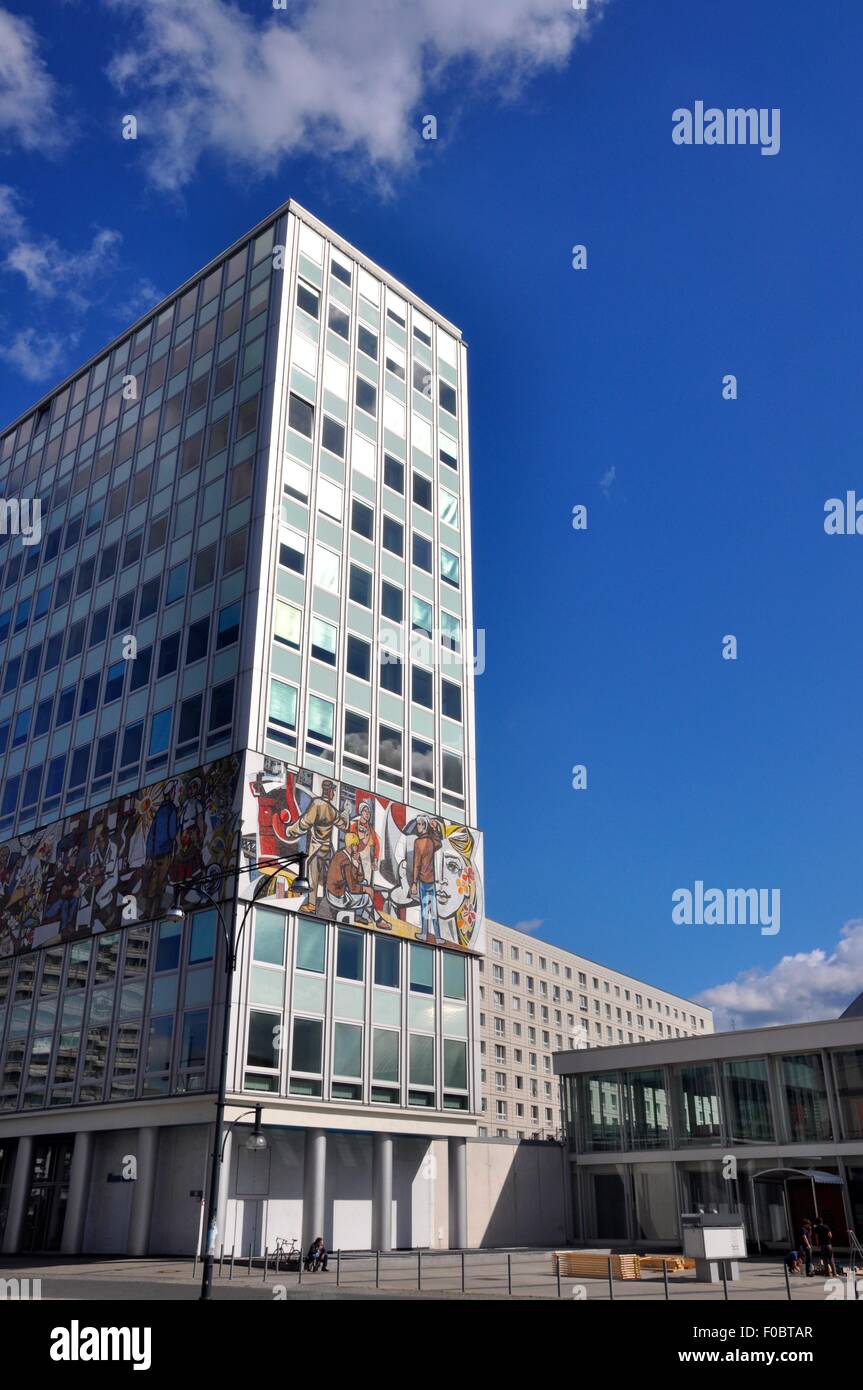 Haus Des Lehrers In Alexanderplatz Berlin Stock Photo 86312431