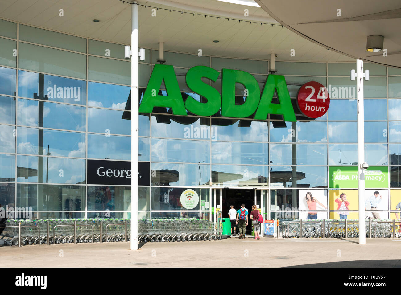 Asda Supermarket, The Blenheim Centre, Hounslow, London Borough of Hounslow, Greater London, England, United Kingdom Stock Photo
