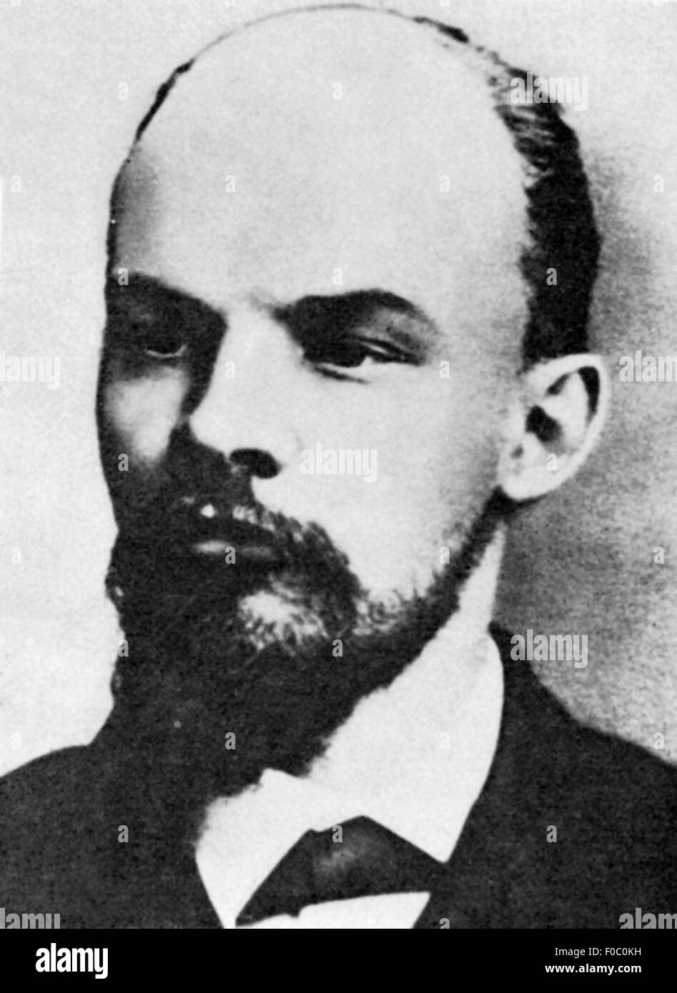 Lenin (Vladimir Ilyich Ulyanov), 22.4.1870 - 21.1.1924, Russian politician, portrait, 1897, Stock Photo