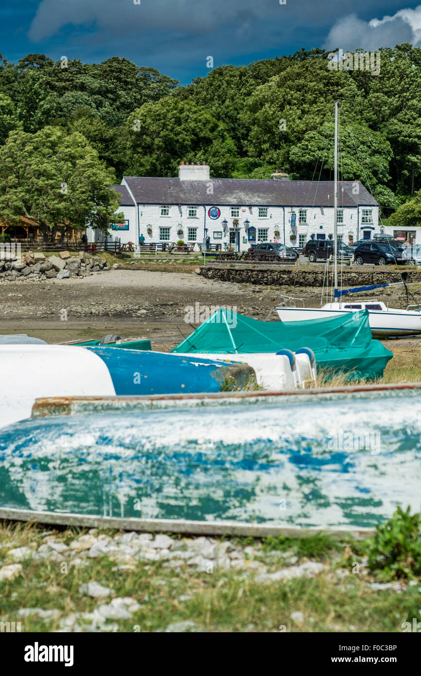 The Ship Inn at Red Wharf Bay, Isle of Anglesey, North wales UK taken