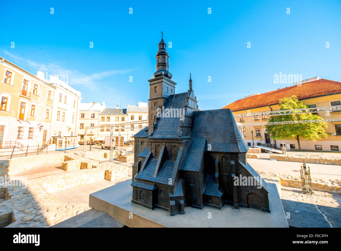 Lublin city Stock Photo