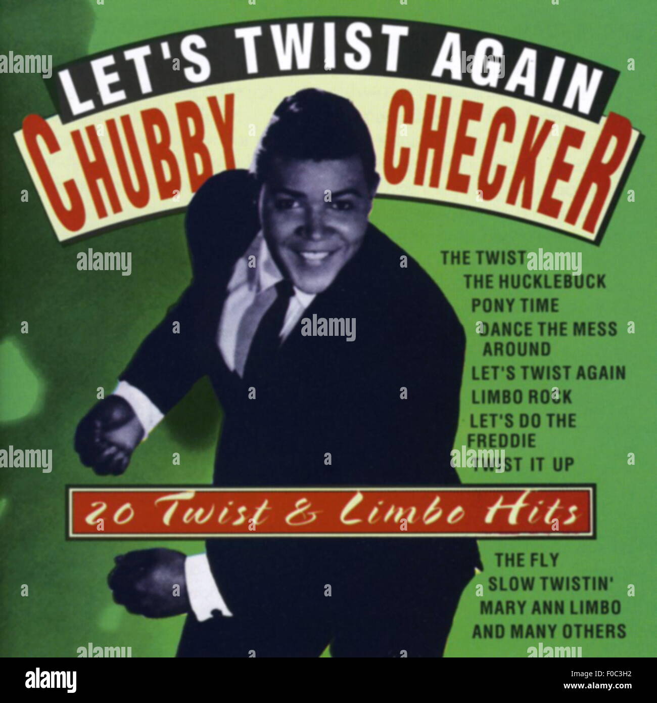 music, records, 'Let's Twist Again', by Chubby Checker, cover, Remember Records, Philadelphia, 2009, Additional-Rights-Clearences-Not Available Stock Photo