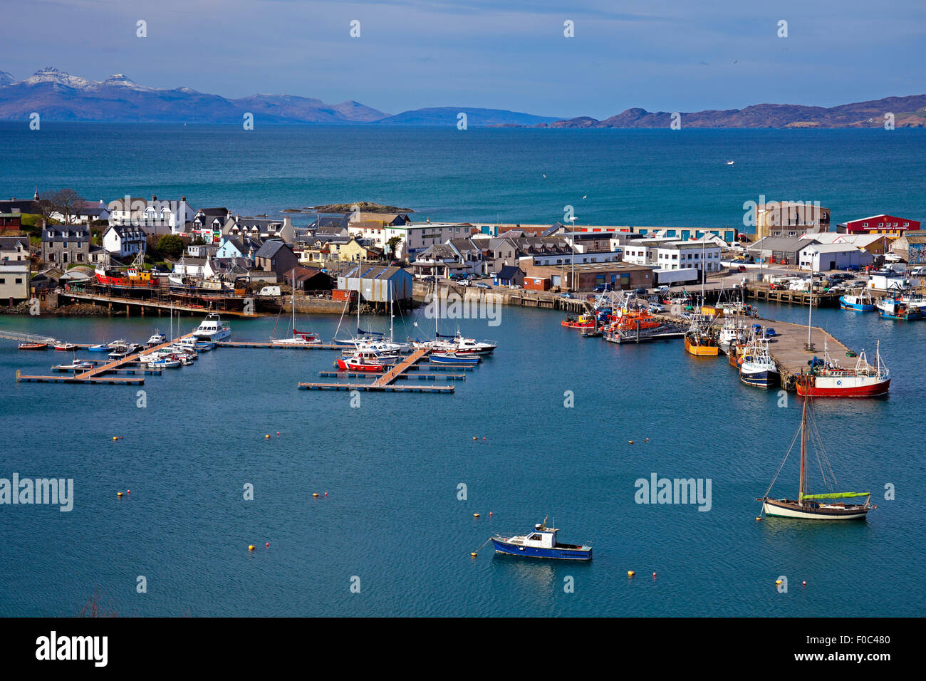 Mallaig Harbour Lochaber Scotland Uk Stock Photo 86318624 Alamy