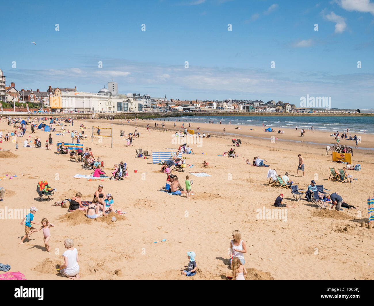 Bridlington South Beach and Spa Yorkshire UK Stock Photo Alamy