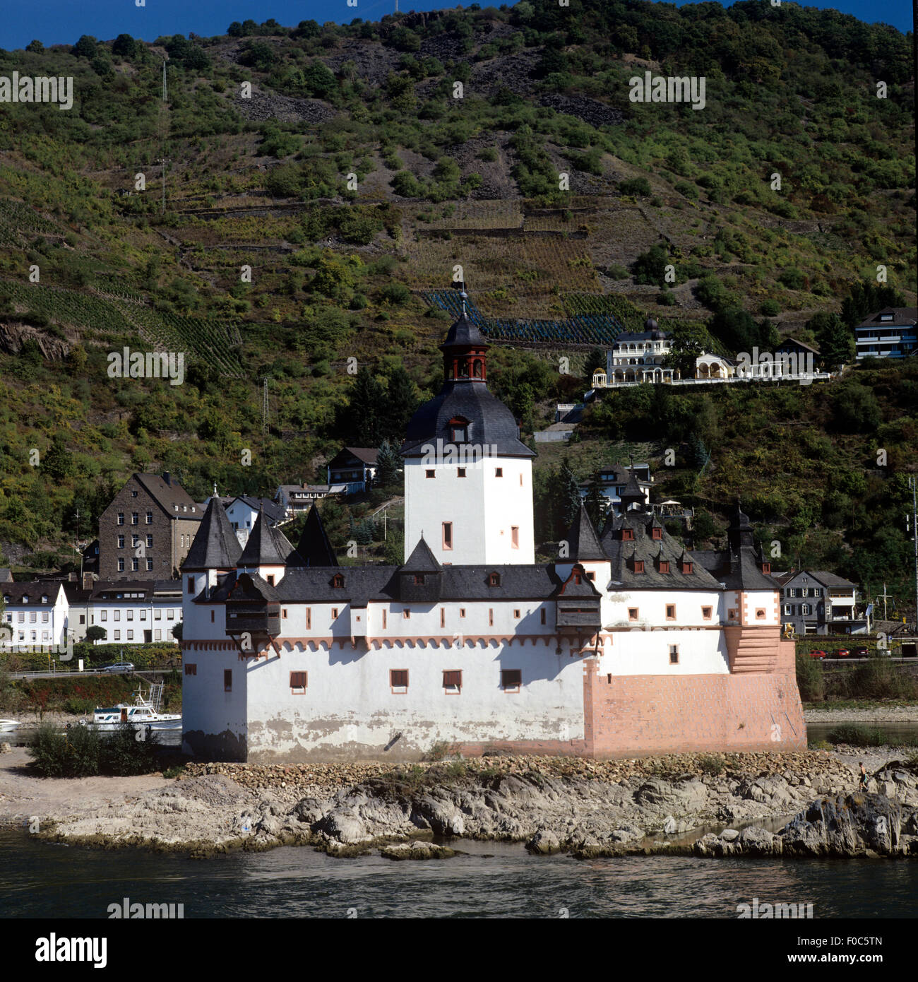 Pfalzgrafenstein, Burg, Pfalz, steinernes, Schiff, Stock Photo