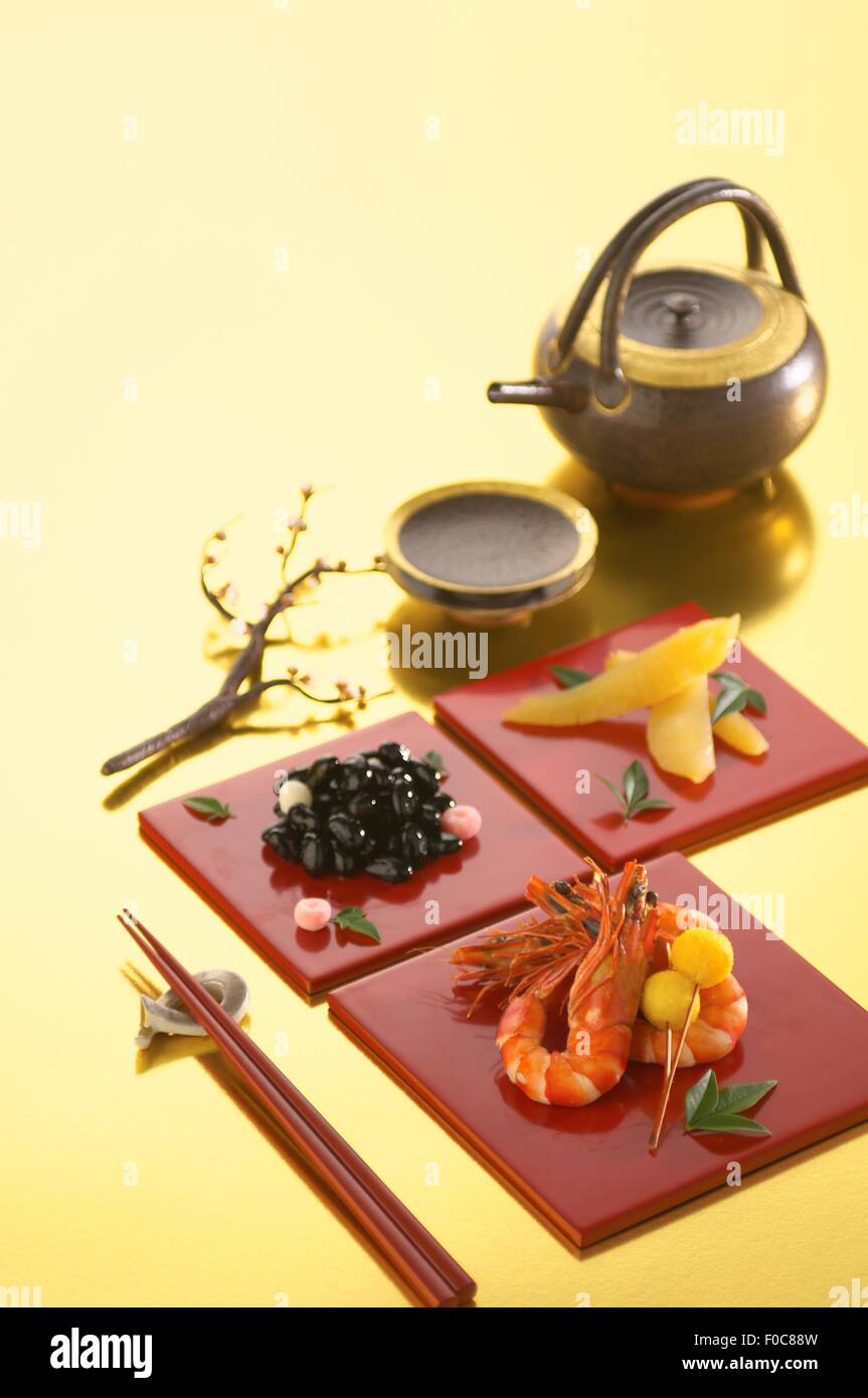 Modern Asian food Stock Photo