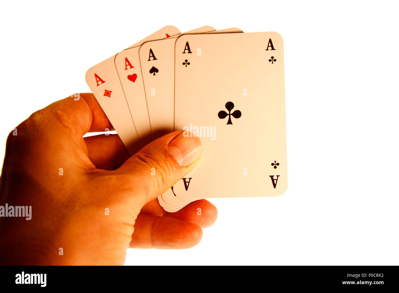 Asse - Symbolbild Kartenspiel/ card game. Stock Photo