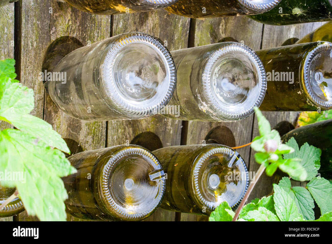 Wine rack empty wine bottles hires stock photography and images Alamy