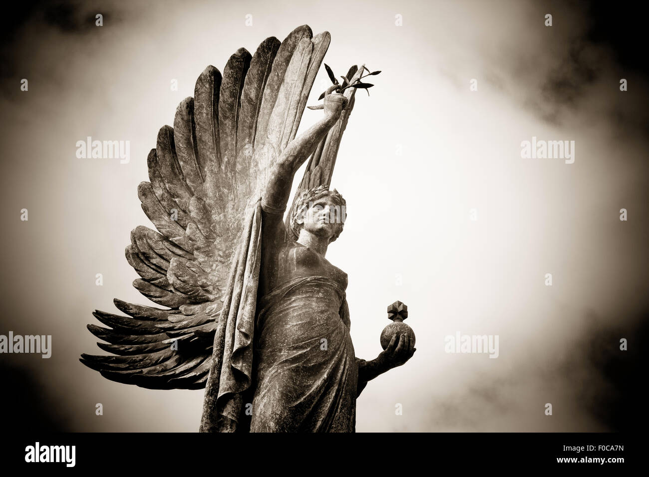 Peace Statue situated in Brighton and Hove, depicting the angel of