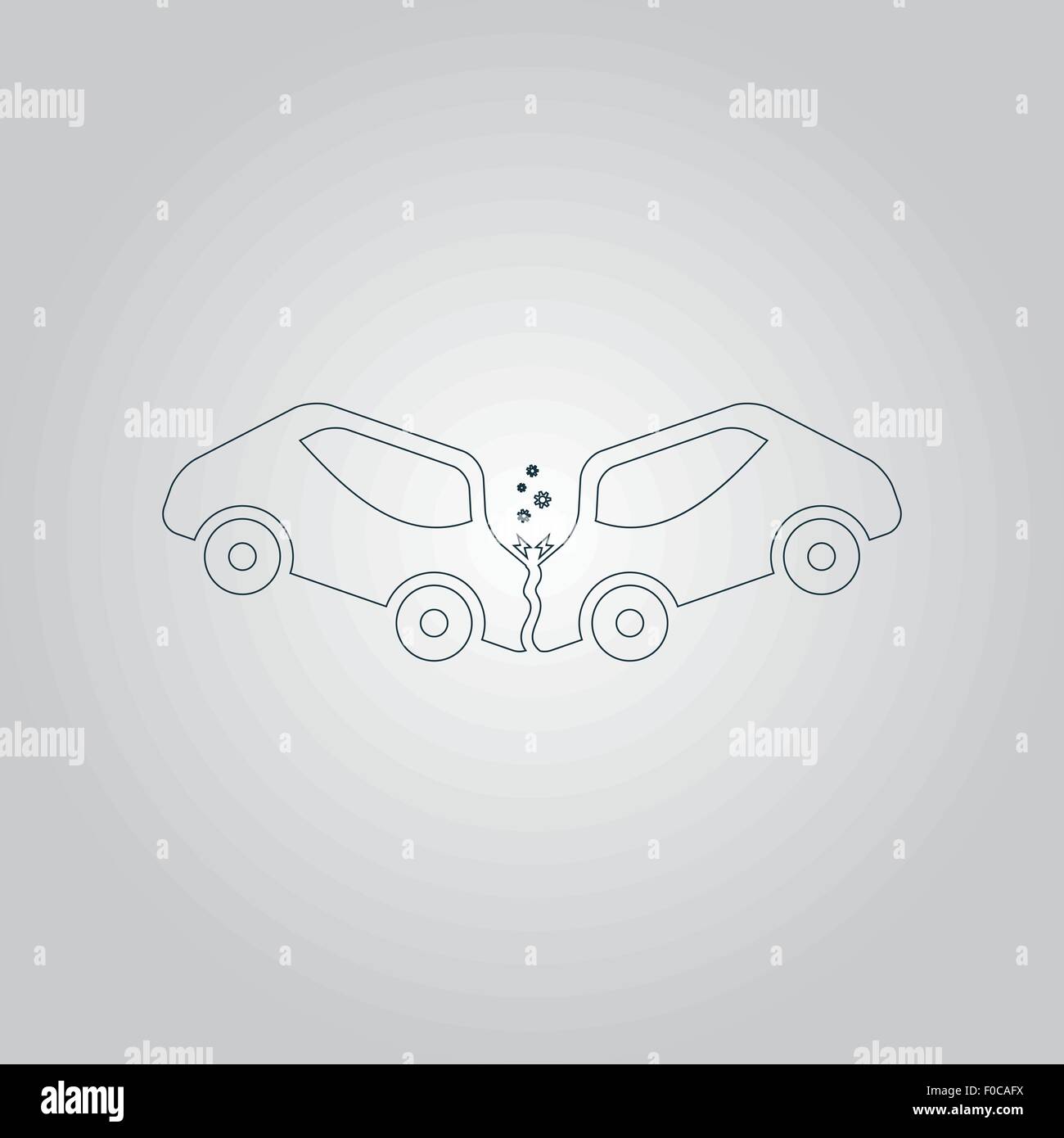 car crash and accidents icon Stock Vector Image & Art - Alamy