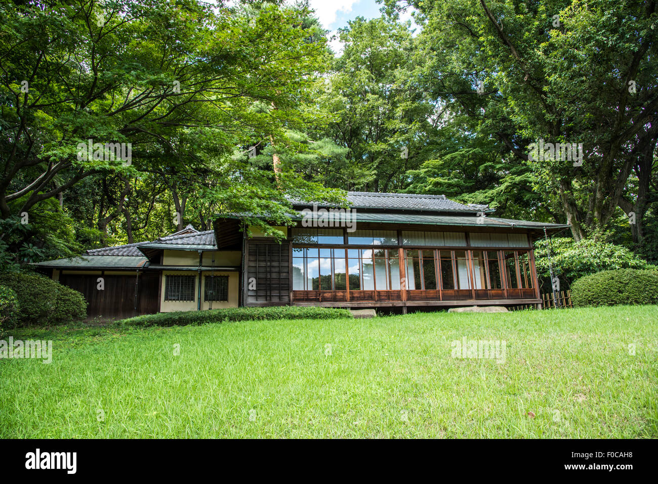 Meiji Jingu Shrine Inner Garden,Shibuya-Ku,Tokyo,Japan Stock Photo