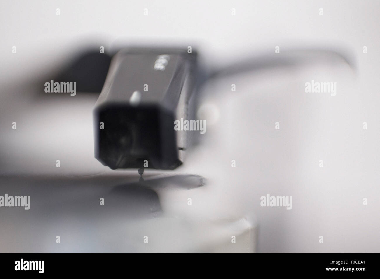 Close Up Turntable Head Shell High Resolution Stock Close Up Turntable Head Shell High Resolution Stock